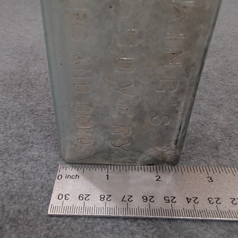 Dr Kings New Discovery For Coughs and Colds Antique Glass Bottle HE Bucklen & Co - Picture 7 of 7